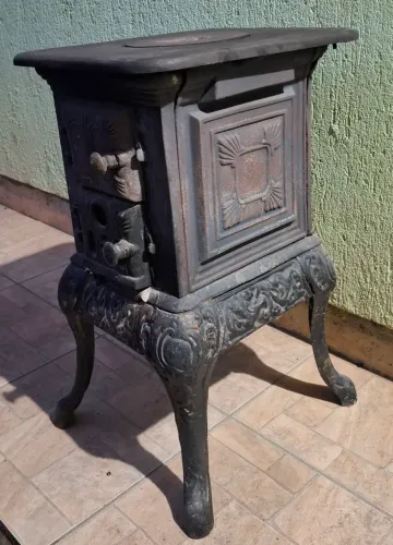 Fogão a lenha de ferro fundido