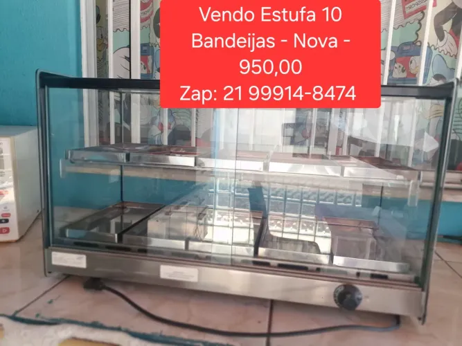 Vendo Estufa Elétrica 10 Bandejas - Estado de Nova!