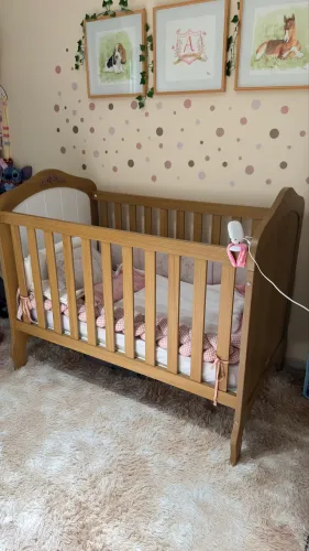 Berço - Mini cama com colchão 