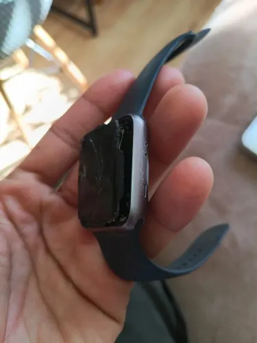 Apple Watch Series 3 42mm (Para Conserto/Peças) + Carregador Original Com Suporte