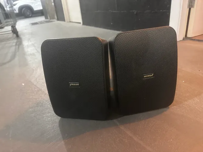 Caixas Som Ambiente Interno e Externo 6 Hs Frahm 140w  