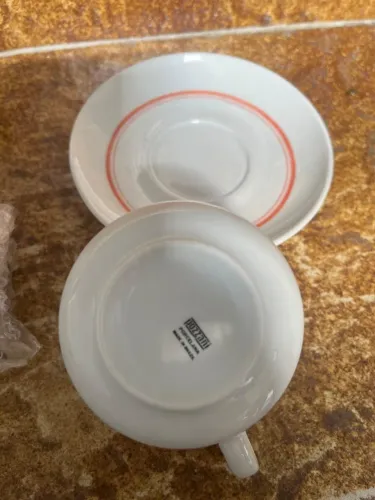 Xícaras porcelana Pozzani - rosa 
