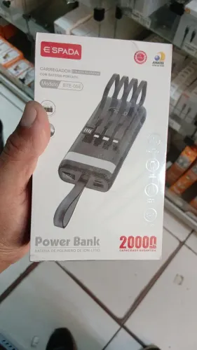 Carregador turbo portátil Power Bank 20.