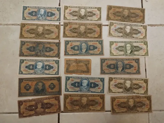 Vendo moedas e notas antigas brasileiras e estrangeiras