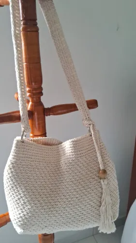Vendo bolsa de crochê 