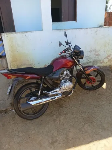 Titan 150 2011 cor vinho moto pra interior...