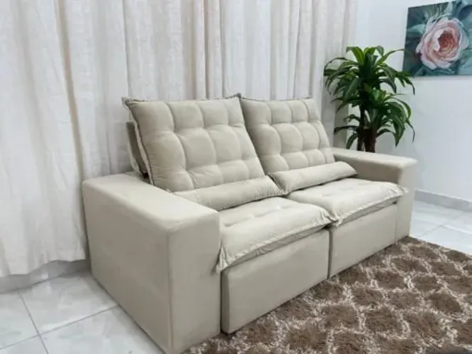 Sofá Retrátil Reclinável Small 2.30m Produto Novo! Pronta Entrega!