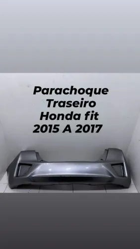Parachoque traseiro honda fit 2015 A 20217 original 