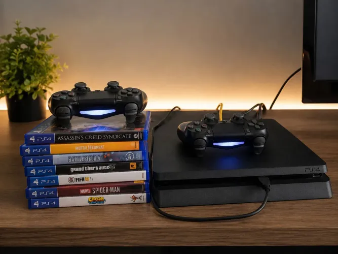 PS4 SLIM 1TB - CONSERVADO