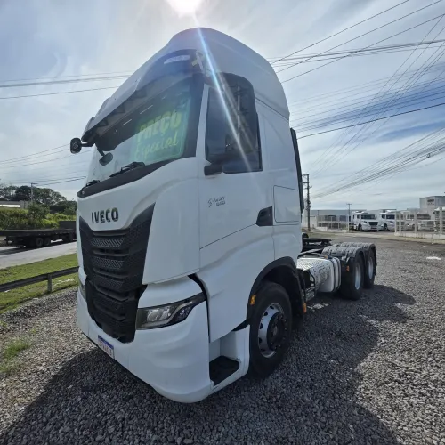 IVECO S WAY 540 6X4 COMPLETO CANELINHA FROTA!