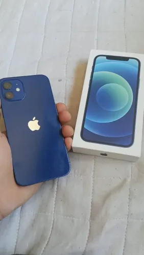 iPhone 12 64GB Azul + Caixa | Único dono | Nota Fiscal