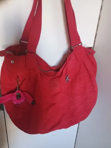 bolsa original da kipling vermelha
