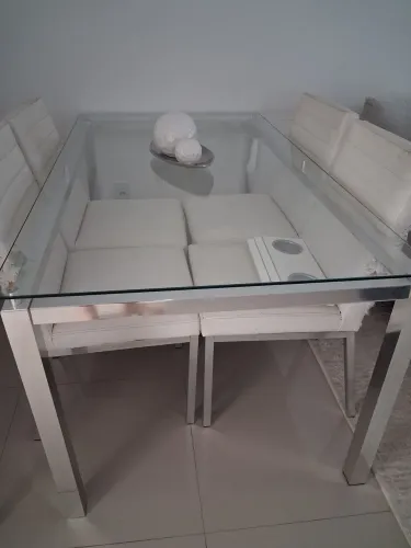 Mesa jantar - Aparador - Mesa de canto em inox