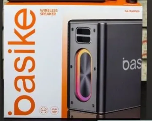 Caixa de Som Bazike Bluetooth com 2 Microfones