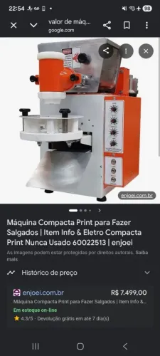 Máquina de Salgados Compacta Print