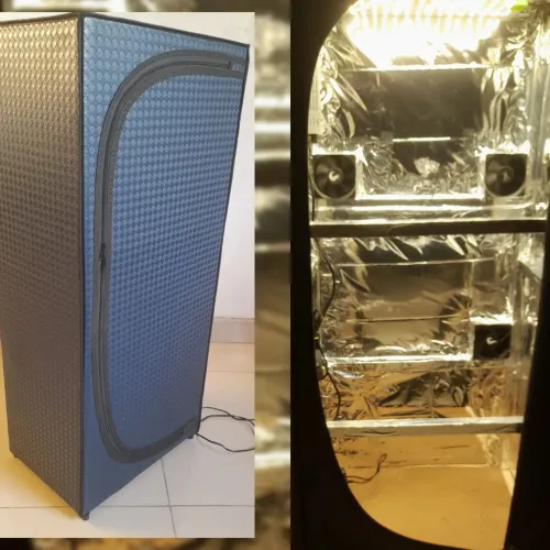 Estufa Cultivo Indoor com iluminação Quantum Board 100 X 46 X 32 bivolt