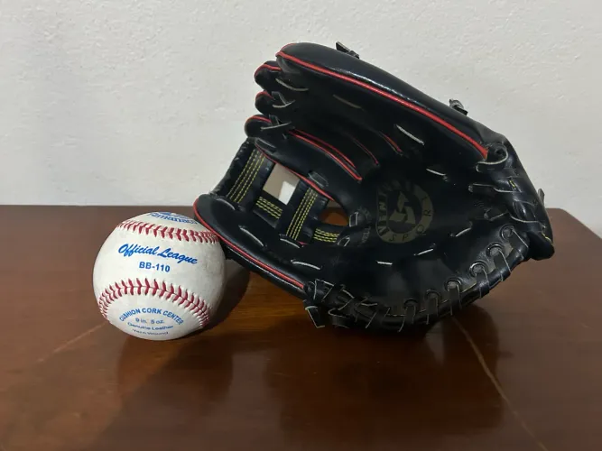 Luva e bola de Baseball Oficial