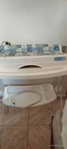 Banheira com trocador