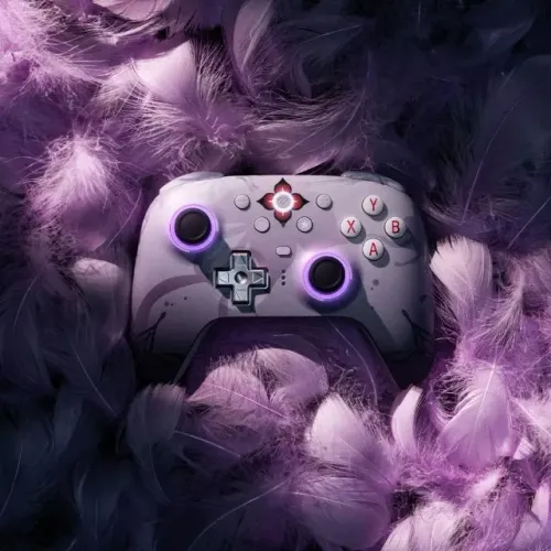 CONTROLE 8BIT ULTIMATE 2 HONKAI + ADESIVOS E CAIXA 