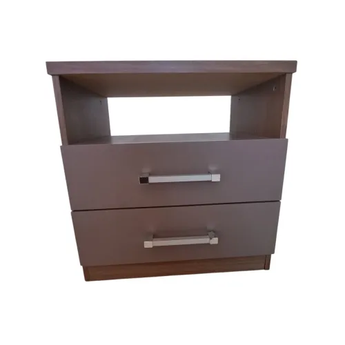  Gaveteiro / Cômoda em MDF - 2 Gavetas + Nicho