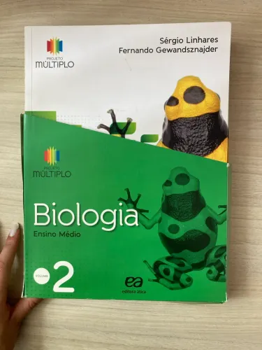 Kit livros de biologia para o 2º ano do ensino médio, editora àtica