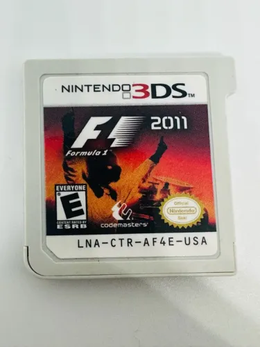 Fórmula 1 2011 JOGO NINTENDO 3DS ORIGINAL SEM CAPA - LER DESCRIÇÃO