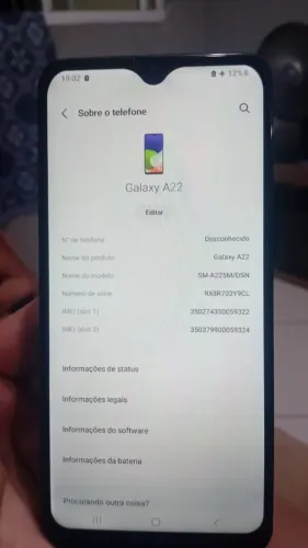 Galaxy a22 
