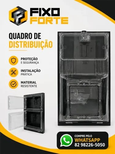 Quadro distribuição TAF + Centro Dist.08 disjuntor r$67,00