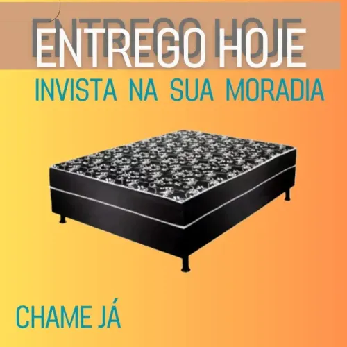 Cama Box Casal Simples / Entrego Hoje/ Paga na Entrega