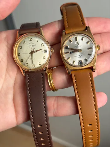 Relógios vintage mirvaine e mondaine