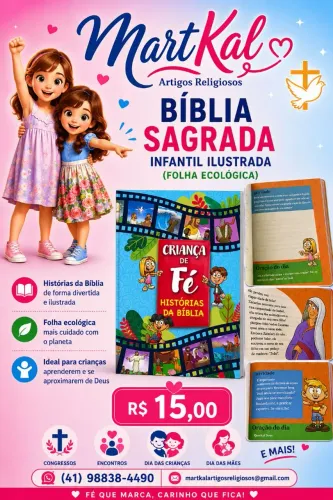 Bíblia Sagrada Infantil ilustrada 