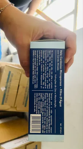 Vela ceramica para filtro de agua com carvao ativado