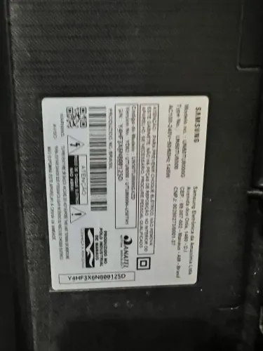 TV Samsung com defeito