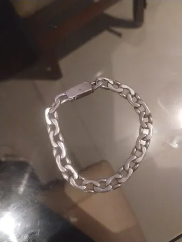 Pulseira de prata pra sair hoje !!!