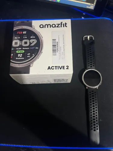 Amazfit Active 2 GPS AMOLED - Seminovo, Completo e Impecável