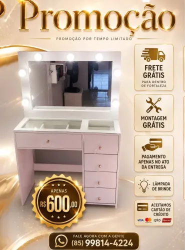 Penteadeira Camarim Promoção entrega grátis