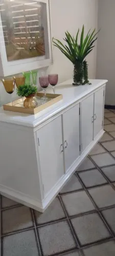 Aparador Buffet branco clássico