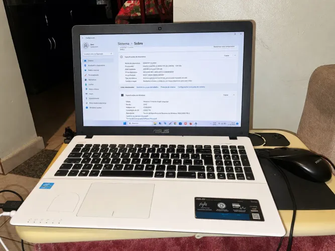 Notebook ASUS X550CA - Intel Core i3 | 4GB RAM | Windows 11