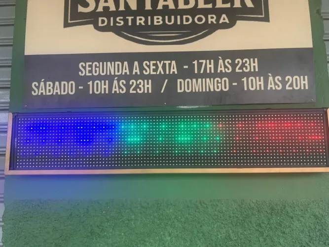 Painel letreiro LED