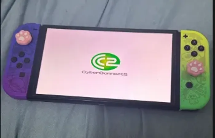 Nintendo Switch Oled Desbloqueado Splatoon 64GB+256GB Completo menos Caixa Lotado d Jogos