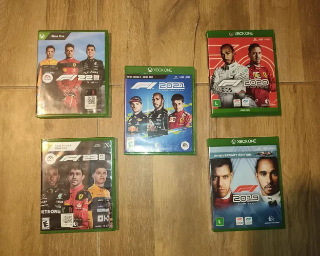 5 jogos F1 do XBOX (Fórmula 1)