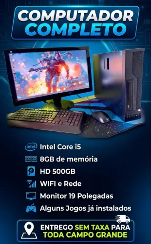PC COMPLETO i5 8GB WIFI