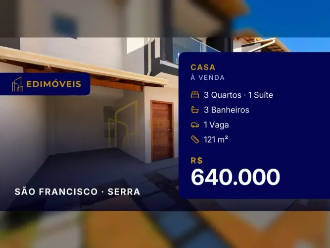 São Francisco: Casa 3 quartos, a poucos metros da praia, conforto e modernidade