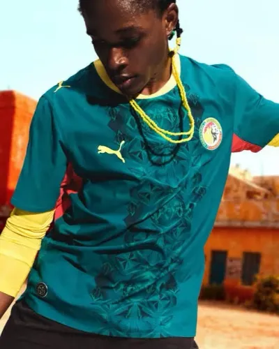 Camisa de Senegal 2026 - Versão Jogador - Tamanho G
