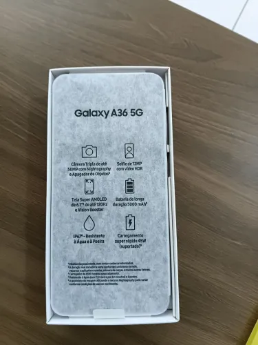 Sansung a36 5g 256gb novo
