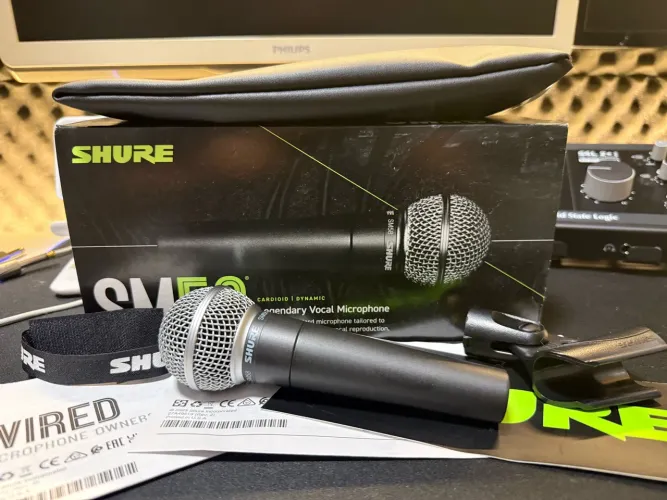 Microfone Shure Sm58 Novo !