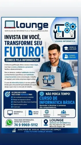 Suporte técnico para computador e notebooks e impressoras