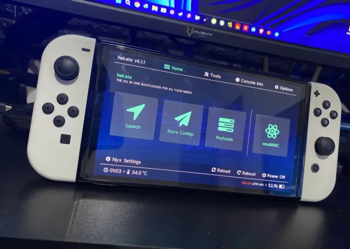 Nintendo Switch Oled desbloqueado