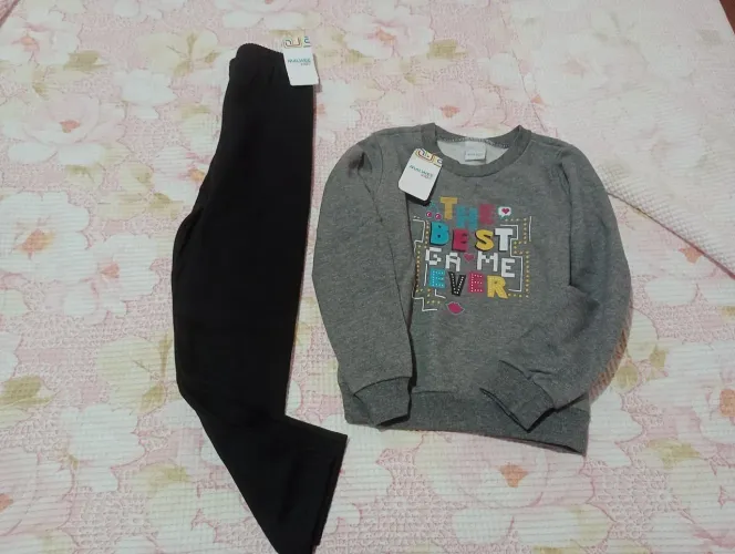Conjunto infantil tamanho 8 da Malwee menina 