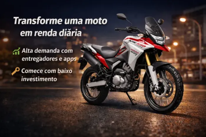 Aluguel motos 250 semanal